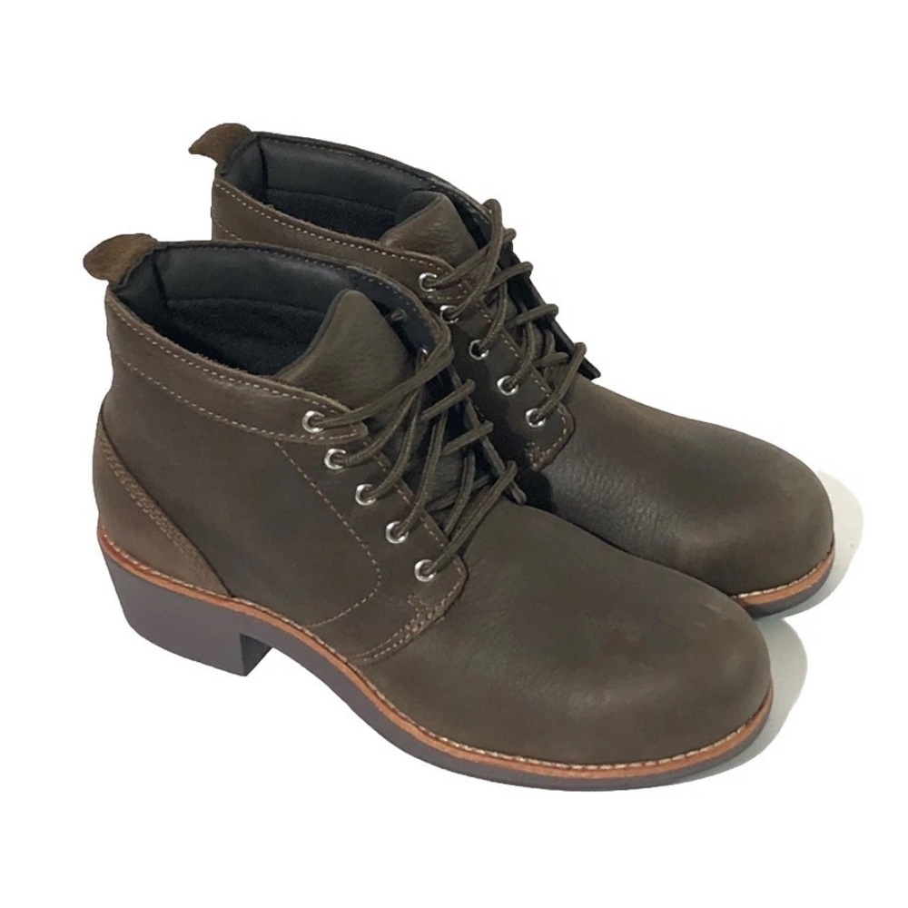 Red Wing Worx 5120 Women’s Chukka Work Safety Boots Steel Toe Brown Leather